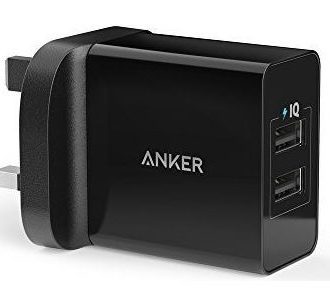 Anker Wall Charger 24w - 2 port Power IQ Black