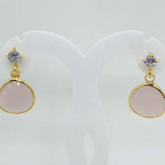 Pink Pearl Earring