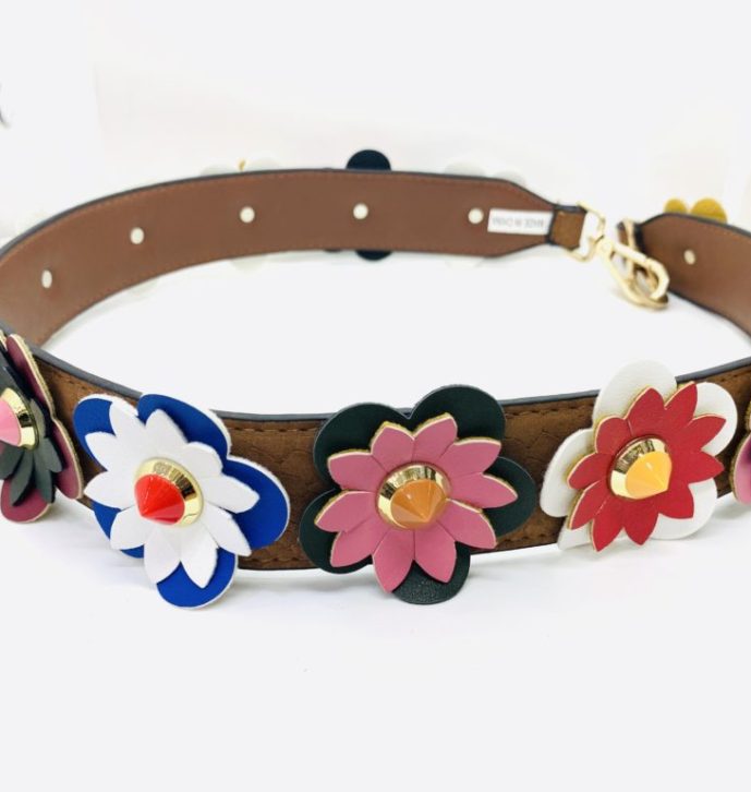 Fancy Leather Bag Belt