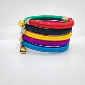 Colorful Spring Bangles  - Free Size