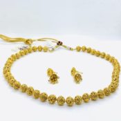 Round Beads Choker Indian Necklace