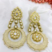 Vintage Indian Meenakari handmade Earrings