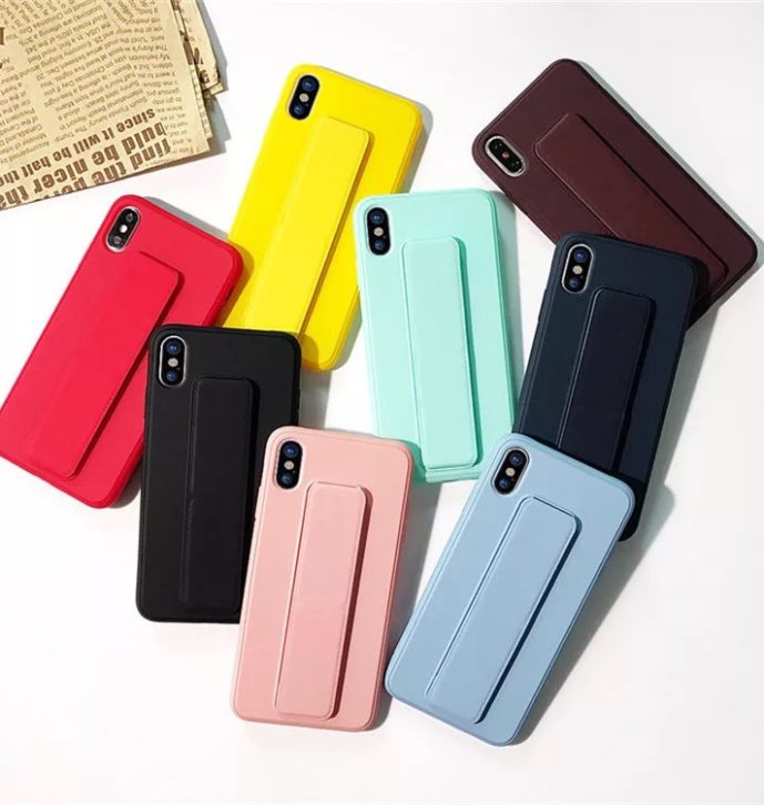 Premium Leather Case with Magnetic Stand and Grip