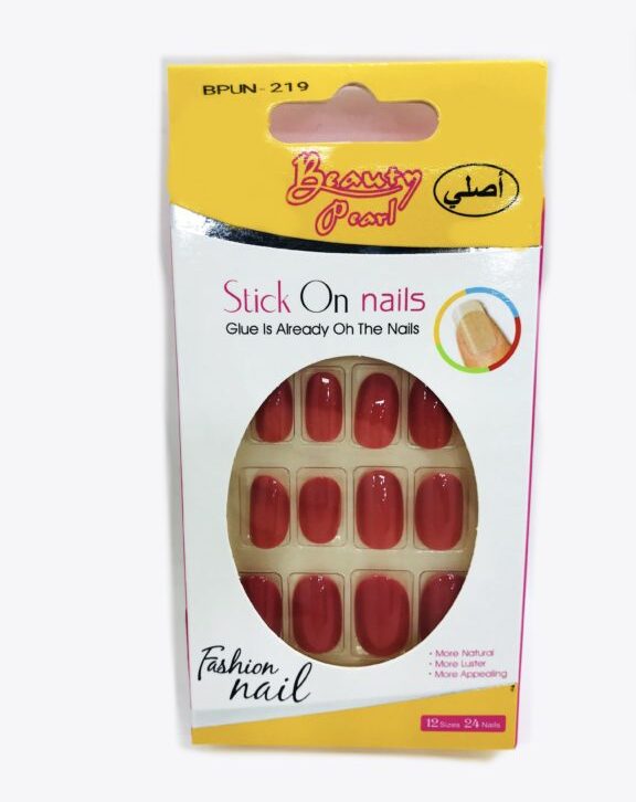 Beauty Pearl 24 Stick On Glossy Nail Tips
