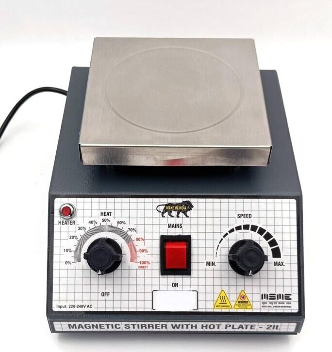 Indian Magnetic Stirrer With Heating – 2 Litres